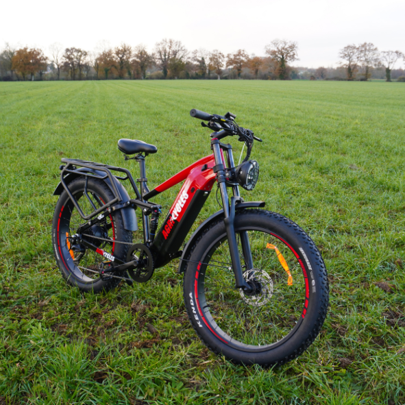 Vélo électrique Agricycles CR26 rouge et noir